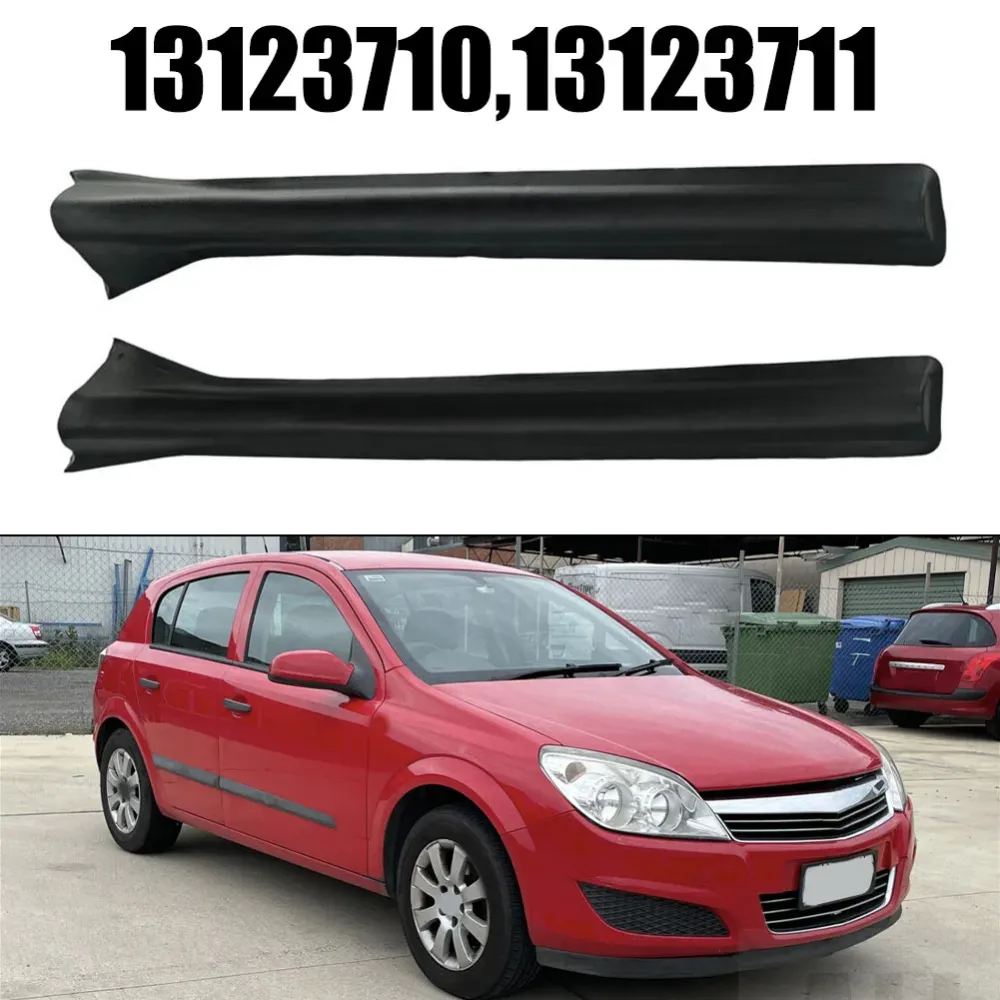 B Pillar Covers Left and Right Opel Astra H ABS Plastic Trim Set Part 13123711