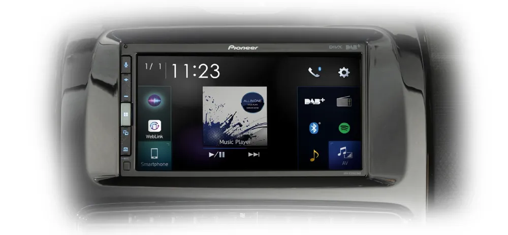 Pioneer SPH-EVO62DAB-CLIO Apple CarPlay, DAB Radio og Bluetooth