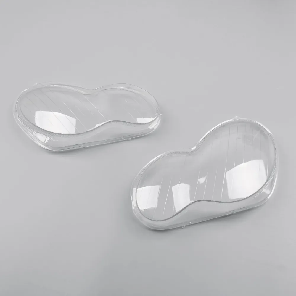 Plastdeksel til frontlyktglass venstre + høyre 2001-2007 Benz W203 C-klasse generisk
