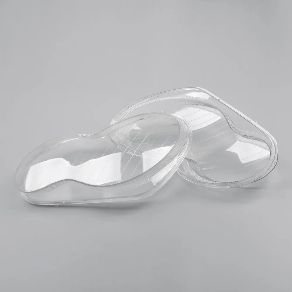 Plastdeksel til frontlyktglass venstre + høyre 2001-2007 Benz W203 C-klasse generisk