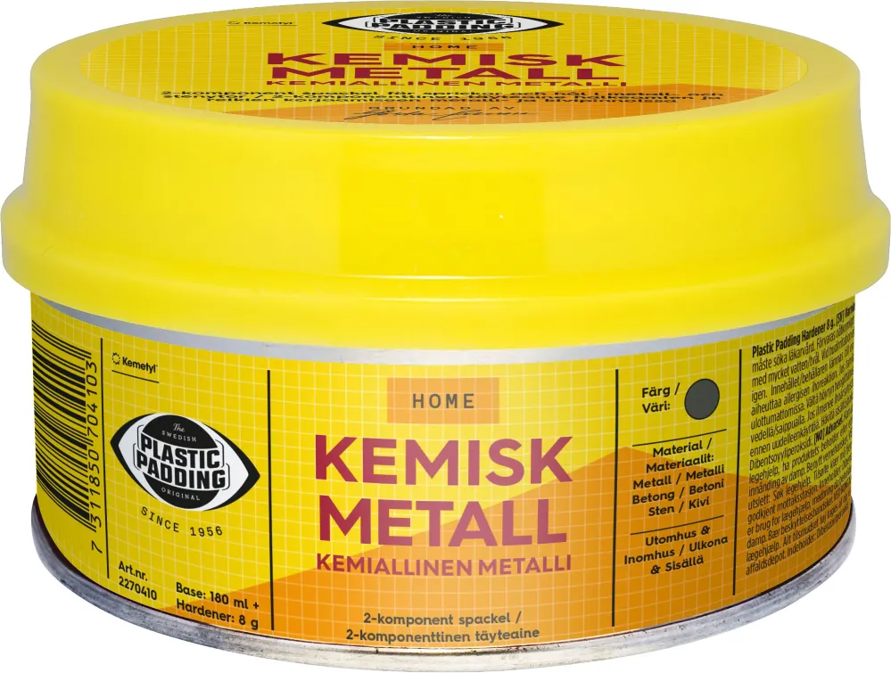 Plastic Padding Kjemisk metall 180 ml
