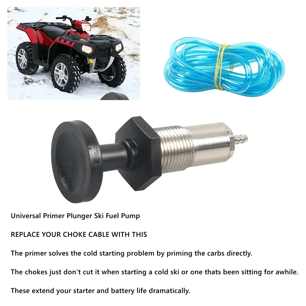 Polaris Jet Ski Primer Pump Kit, Fuel Plunger Yamaha Kawasaki ATV Snowmobile