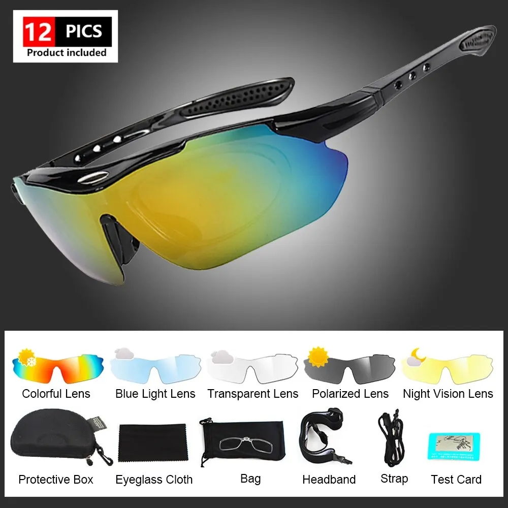 Polarized Cycling Sunglasses UV400 Men and Women, Unisex Acetate Frame