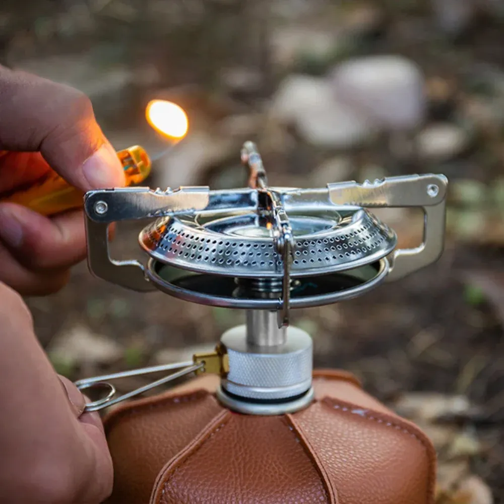 Portable Outdoor Camping Mini Gas Stove Storage Bag