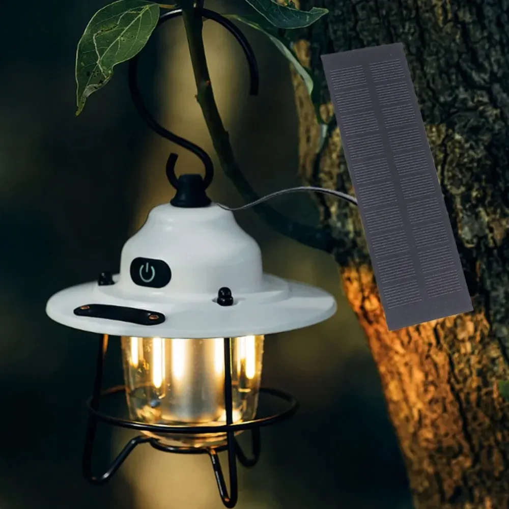 1W 5V Portable Waterproof Solar Panel Camping Hiking
