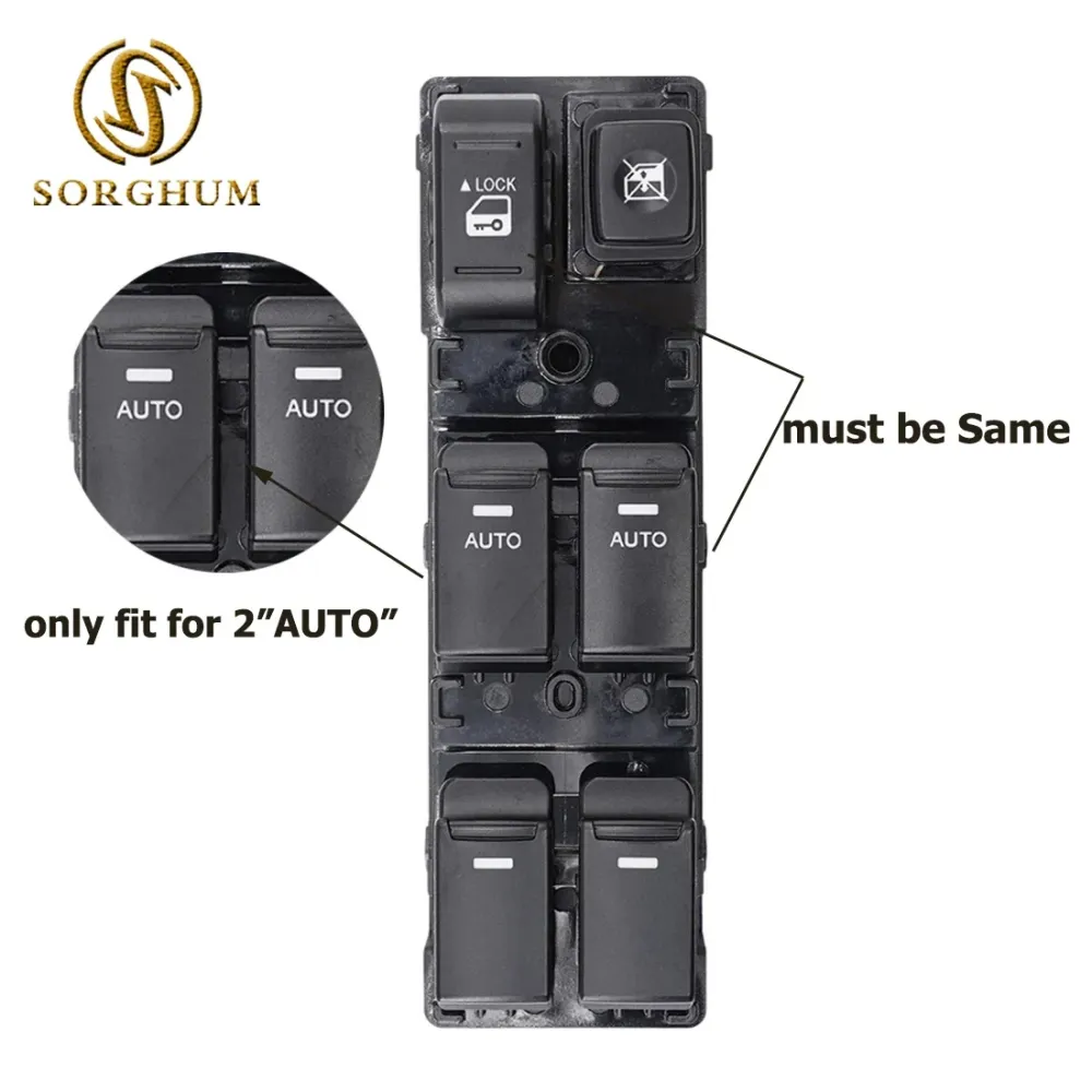 Power Window Switch Kia Sorento 2010-2012 Front Left Master Window Control New
