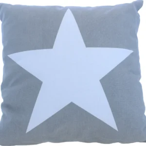 Pyntepute Big Star, grå 40 cm