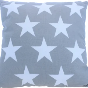 Pyntepute Stars, grå 40 cm