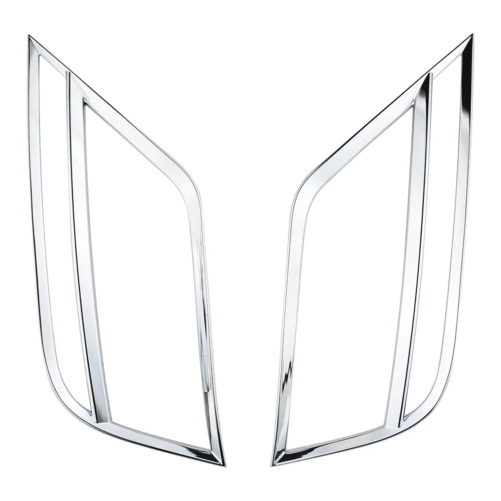 Rear Fog Light Frame Trim Chrome Sticker Volkswagen T-Roc 2017-2022 Set 2