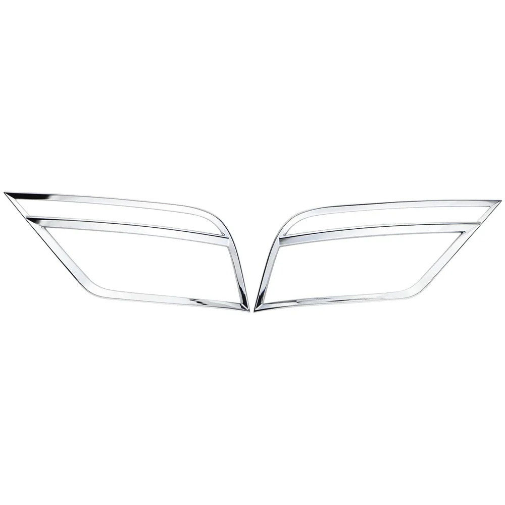 Rear Fog Light Frame Trim Chrome Sticker Volkswagen T-Roc 2017-2022 Set 2