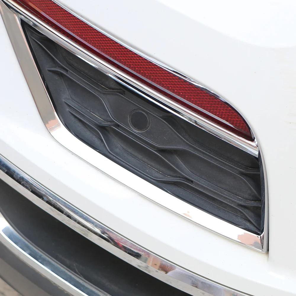 Rear Fog Light Frame Trim Chrome Sticker Volkswagen T-Roc 2017-2022 Set 2