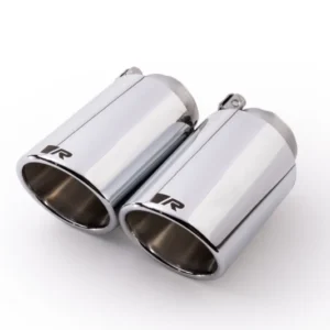 Remus Stainless Steel 102mm Angled Chrome w/Adj Clamp Tail Pipe Set (Pair)