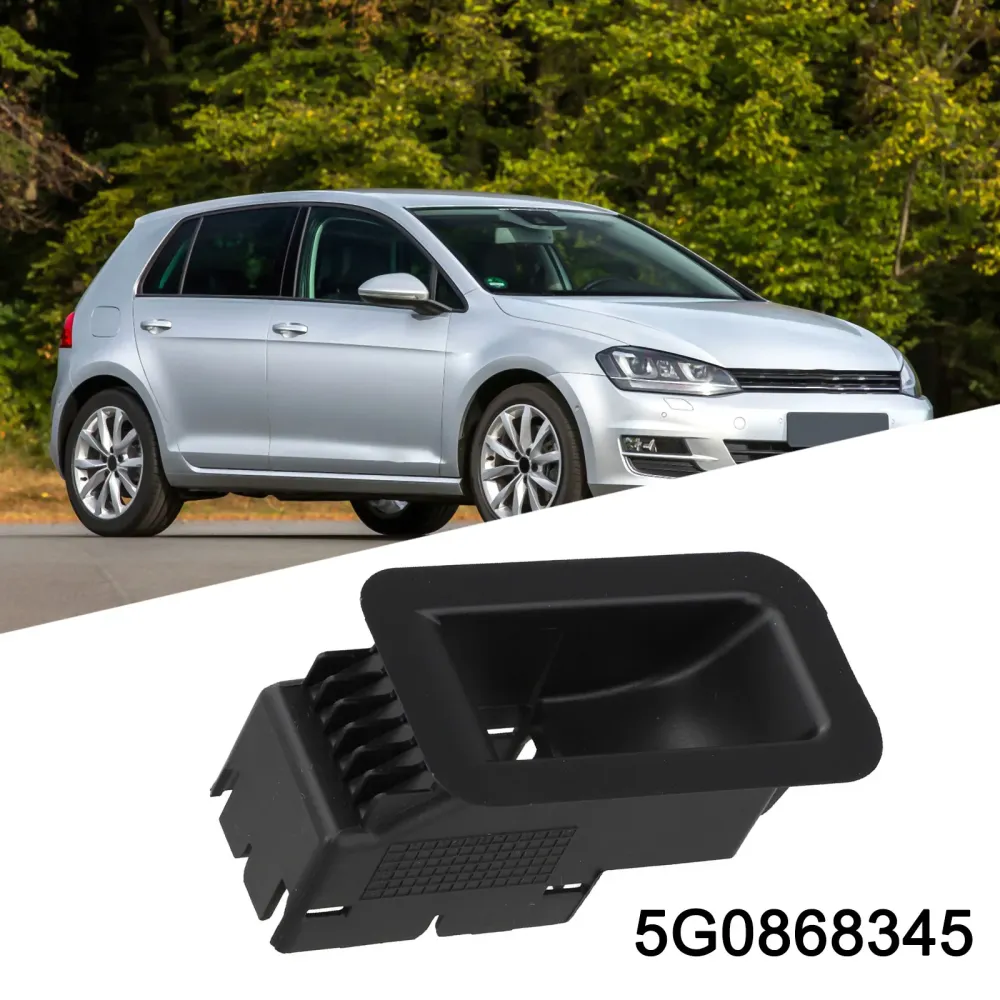 Replacement Window Switch Panel Volkswagen Golf VII Front Right 2012-2021 Black Plastic Part No. 5G0868345