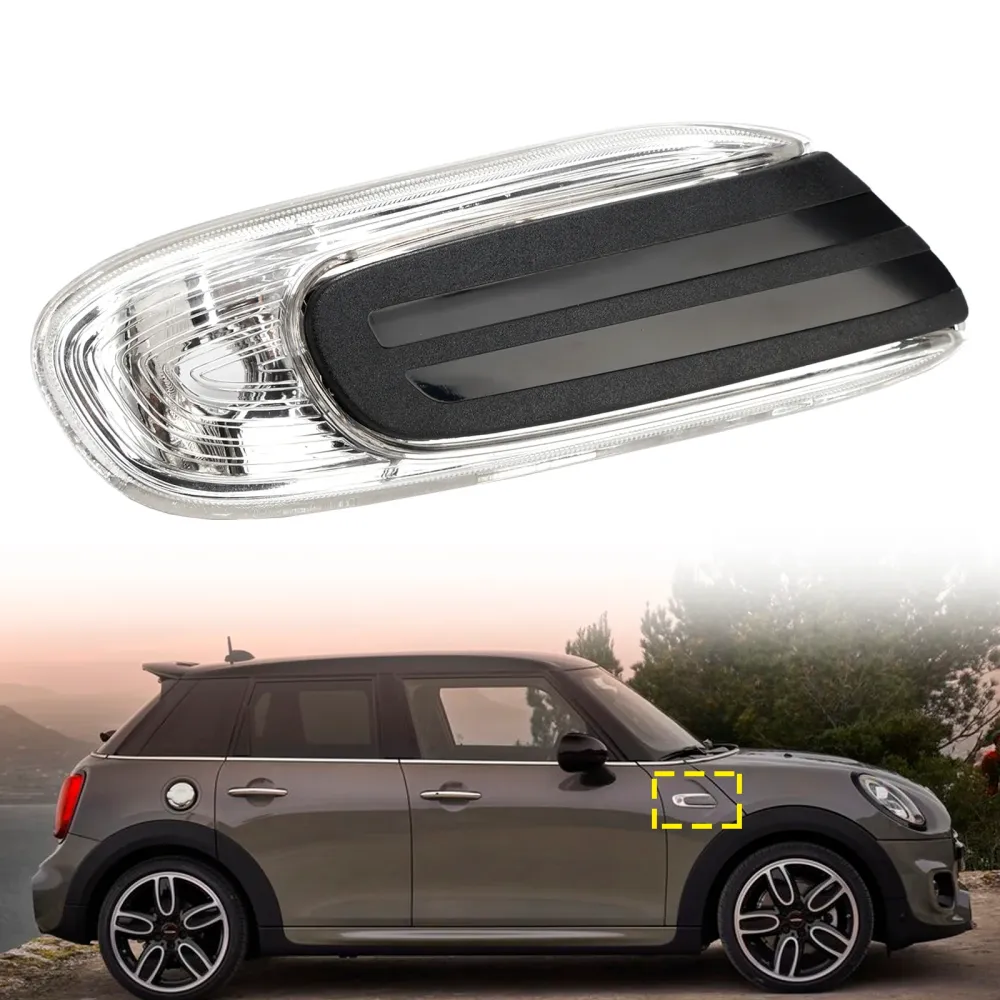 Retning ekstra svingindikatorlampe hvit til høyre BMW Mini F55 F56 F57