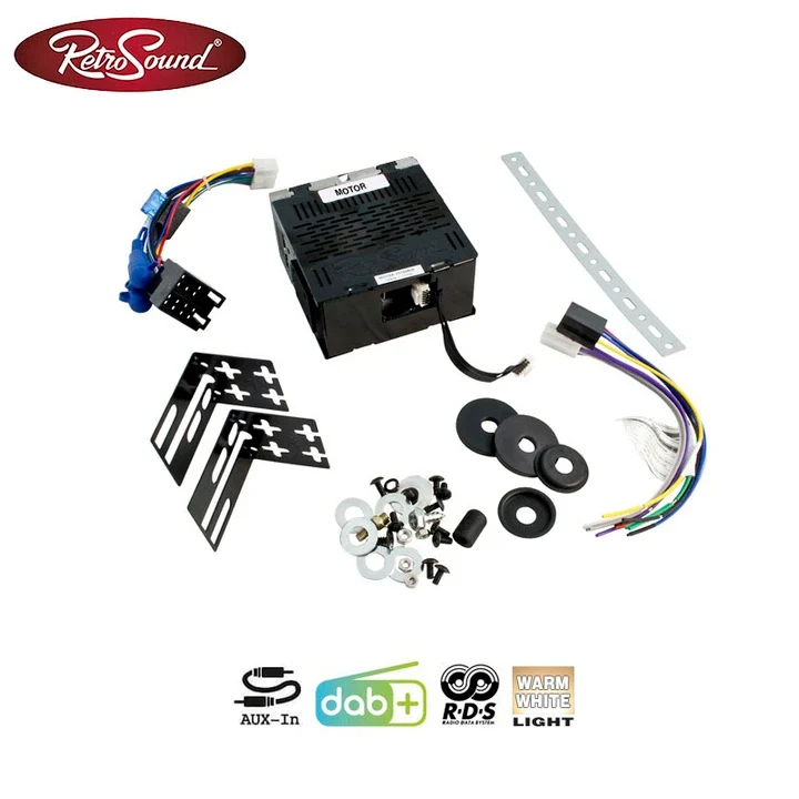 RetroSound Black radio DAB/AUX
