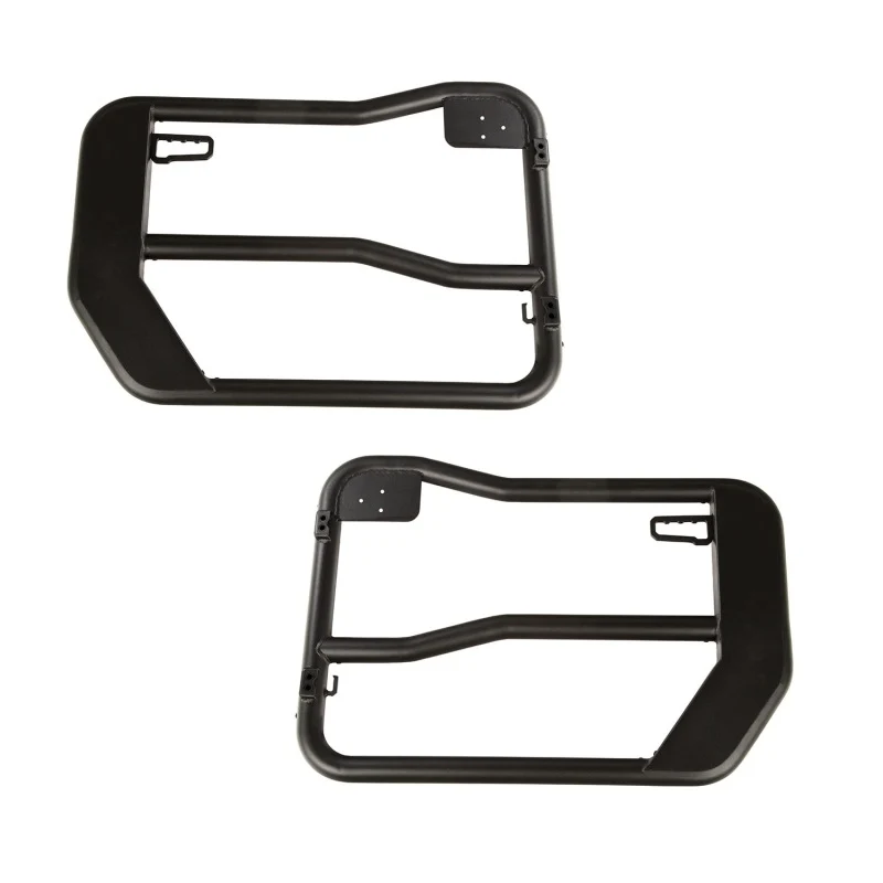 Rugged Ridge Fortis Front Tube Doors Mirrors 18-23 Jeep Wrangler JL/JT