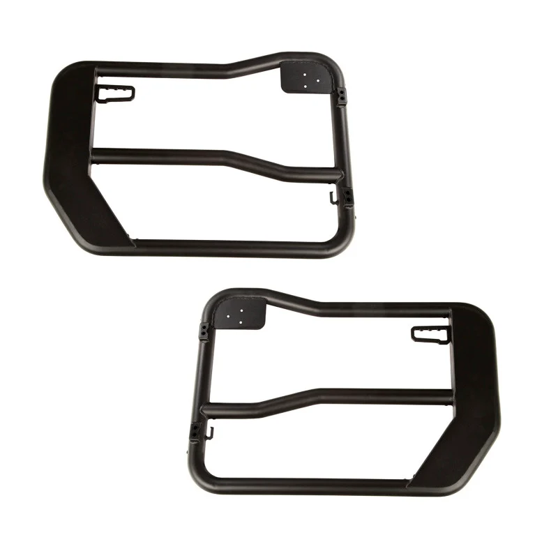 Rugged Ridge Fortis Front Tube Doors Mirrors 18-23 Jeep Wrangler JL/JT