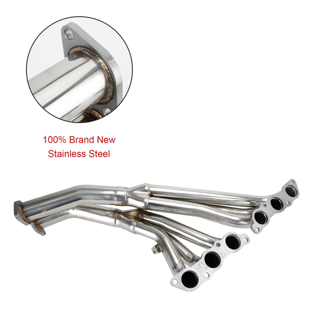 Rustfrie overskrifter eksos passform Lexus IS300 2001-2005 Altezza XE10 3.0L L6 2JZ-GE