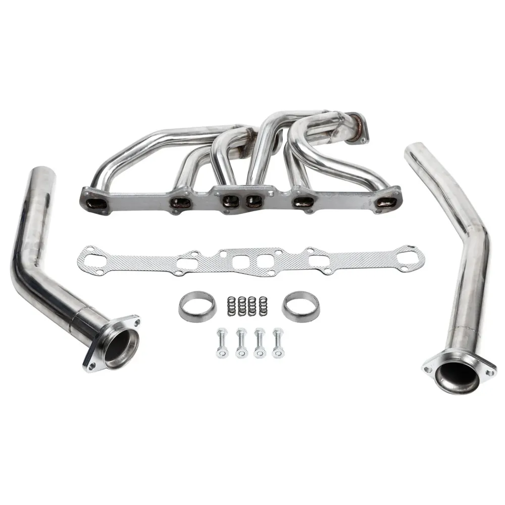 Rustfritt stål eksosoverskrifter passer Ford Mustang Fit Mercury 144/170/200/250
