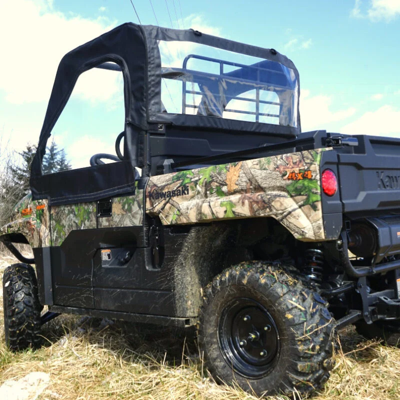 Seizmik 21-23 Kawasaki Mule PRO-MX Soft Upper Door Kit Rear Window