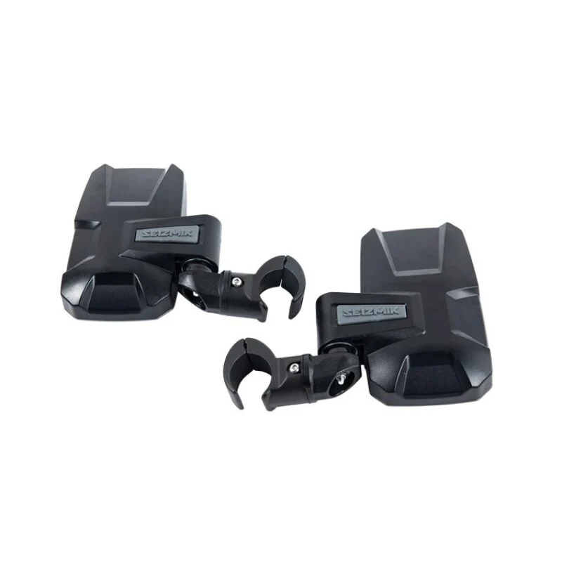 Seizmik 24+ Polaris/Can-Am/Honda/Kaw Embark Side View Mirror - Adj. 1.75-2 . ROP Clamp Pair