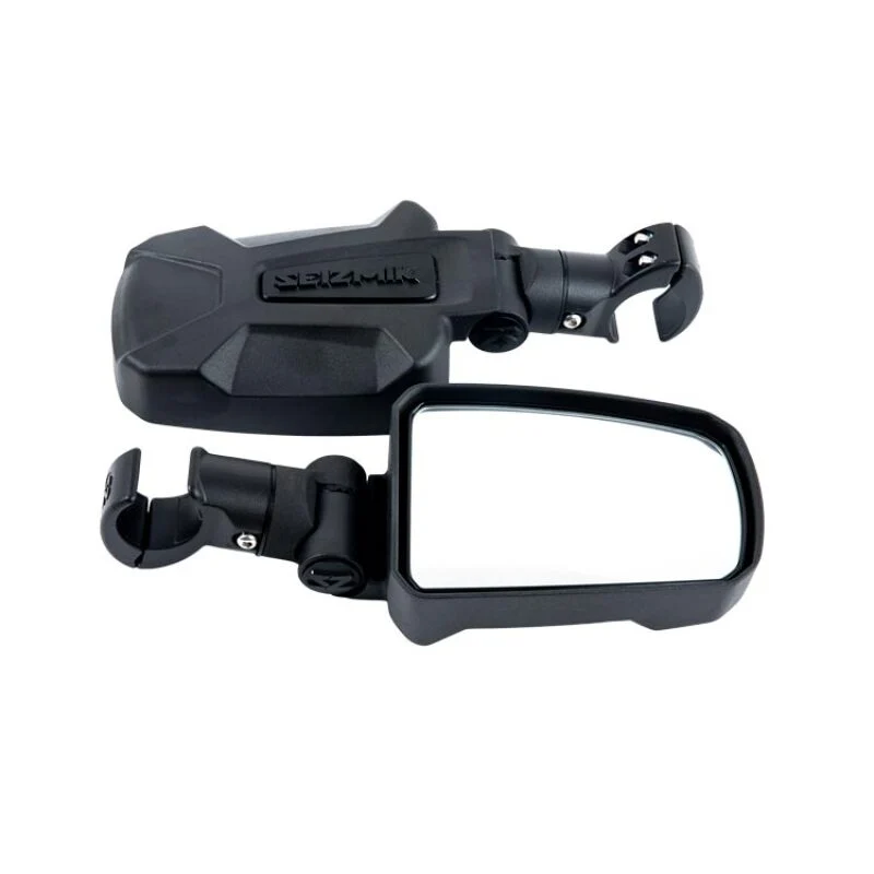 Seizmik 24+ Polaris/Can-Am/Honda/Kaw Pursuit Sideview Mirror - Adj 1.75-2 . ROP Clamp Pair