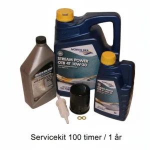 Servicekit Mercury 100 timer / 1 år 4-syl Mercury 75-115 hk 4T