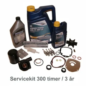 Servicekit Mercury 300 timer / 3 år 4-syl Mercury 75-115 hk 4T