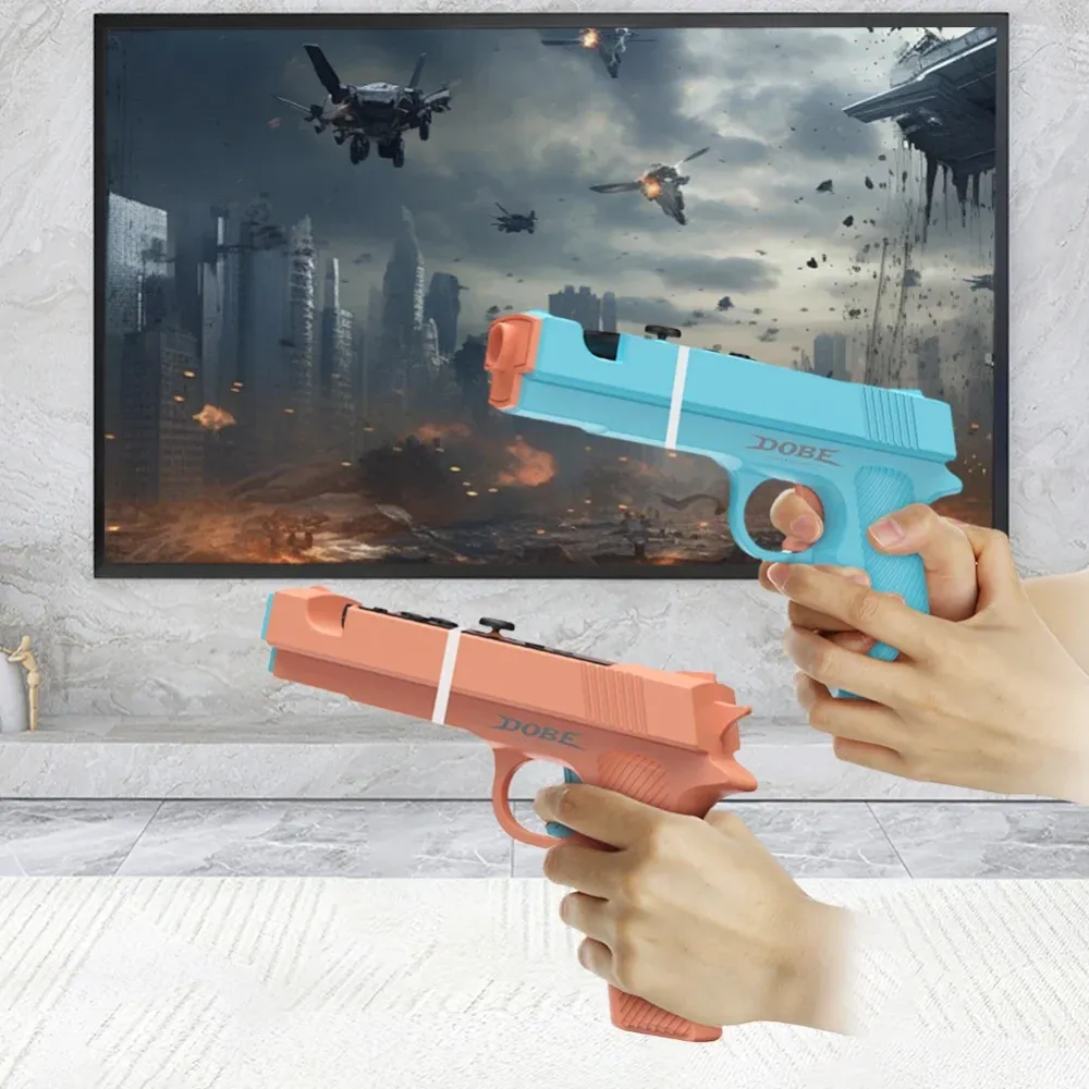 Shooting Gunstock Grip Switch Joy Con Controllers