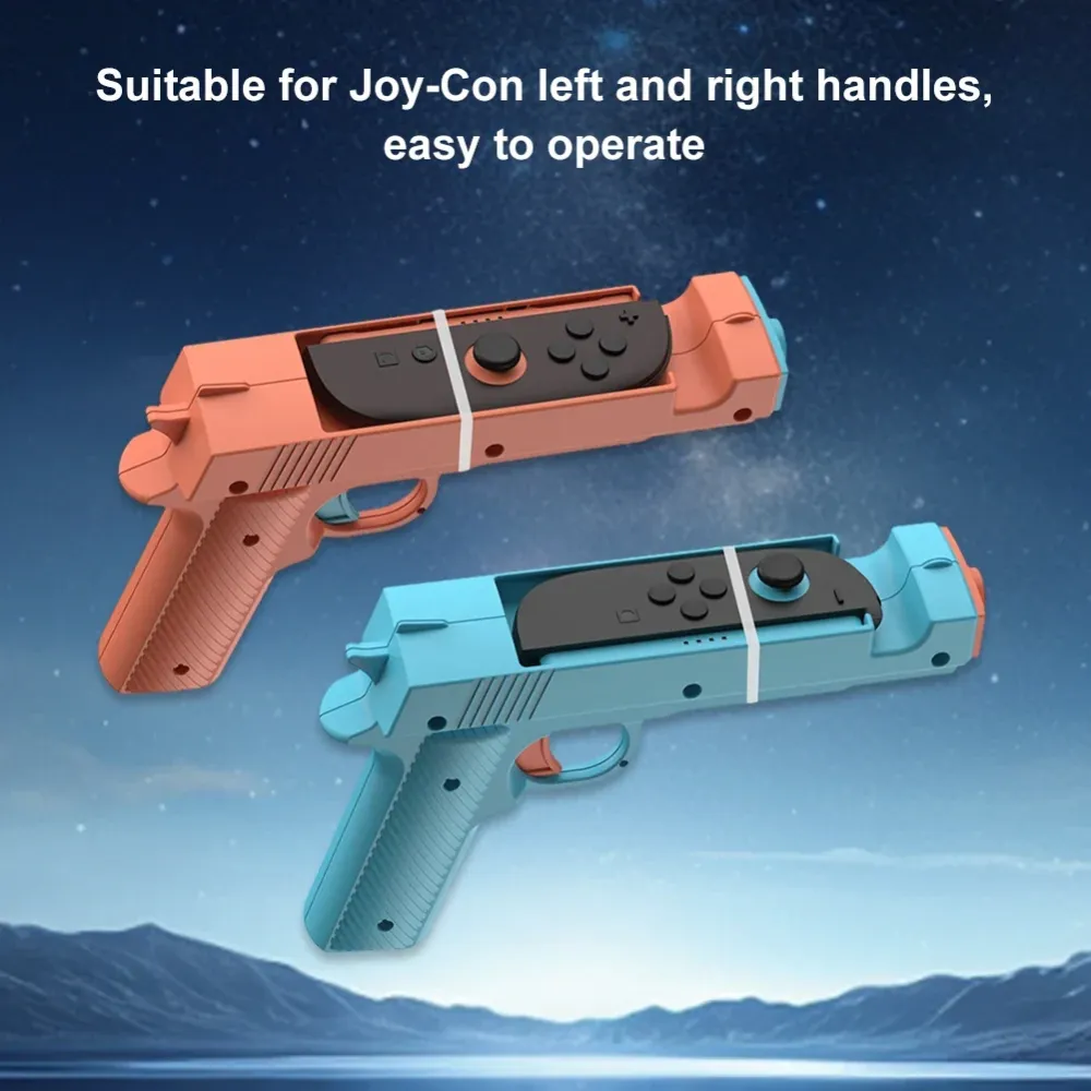 Shooting Gunstock Grip Switch Joy Con Controllers