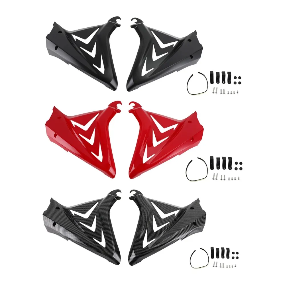 Sidestamme dekkpaneler Fairings Cowls Honda CBR650R 2019-2021 Svart