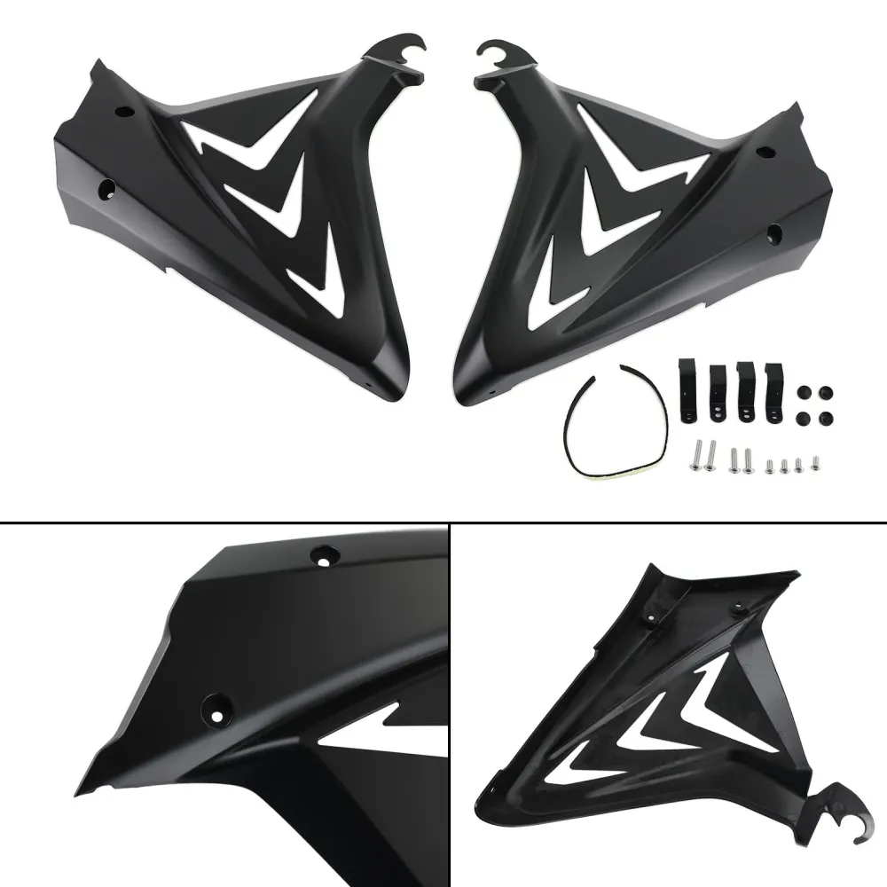 Sidestamme dekkpaneler Fairings Cowls Honda CBR650R 2019-2021 Svart