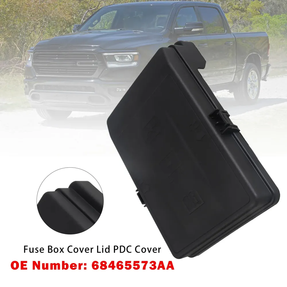 Sikringsboks deksel lokk PDC deksel 68465573AA erstatning 2019-2024 RAM 1500