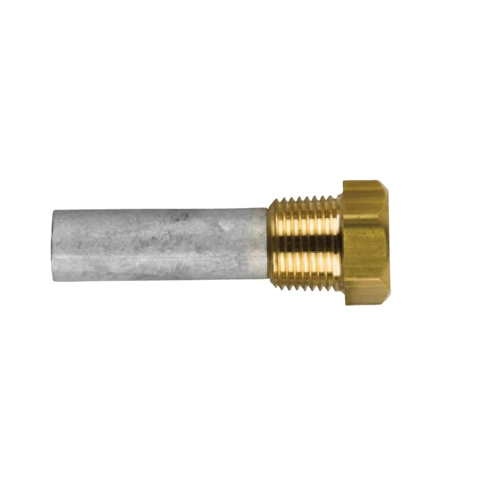 Sinkanode Caterpillar, Motor, Plugg Anode Komplett med messing plugg Th.3 / 8''gas (BSPT)