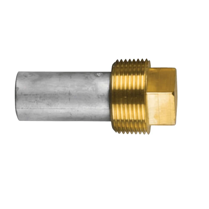 Sinkanode Caterpillar, motor, Plugg anode komplett med messing plugg th.1-1 / 4 " bspt