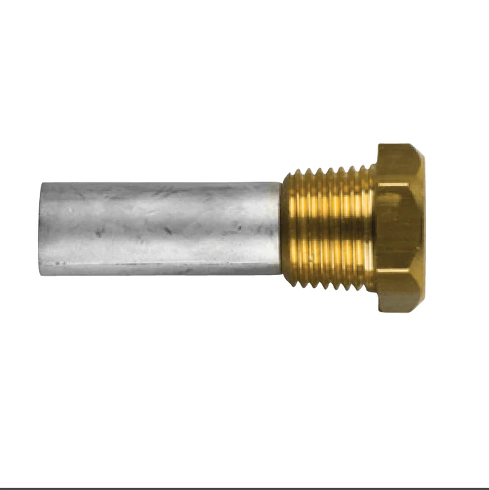 Sinkanode Caterpillar, motor, Plugg anode komplett med messing plug th.1 / 2 '' bspt