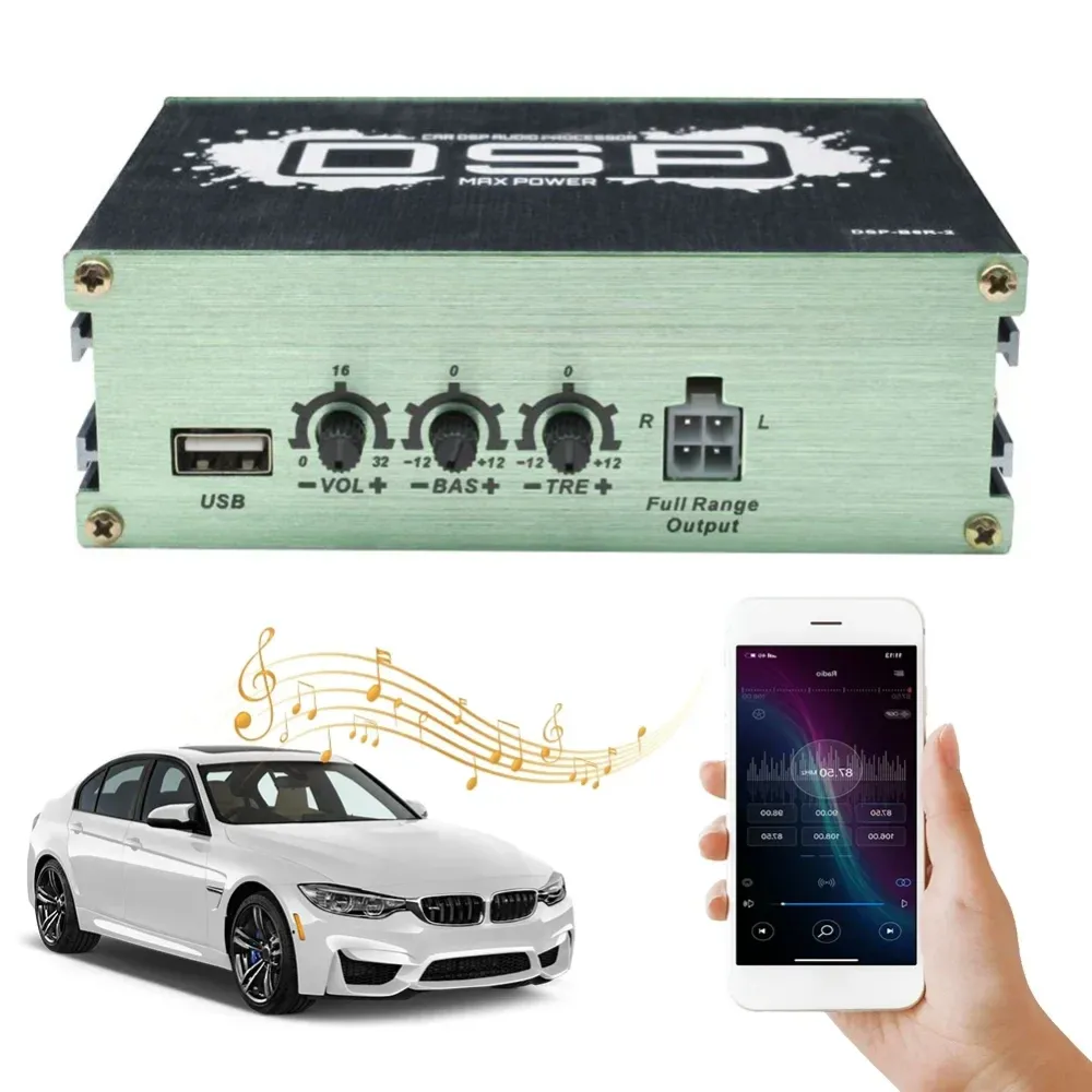 Six Channel DSP Car Audio Processor App Control