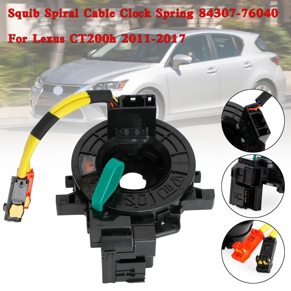 Squib Spiral Cable Clock Spring 84307-76040 Lexus CT200H 2011-2017 Generisk