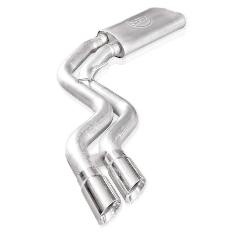 Stainless Works 2015-18 F-150 Exhaust X-Pipe Resonator Muffler Exits Front Passenger Rear Tire