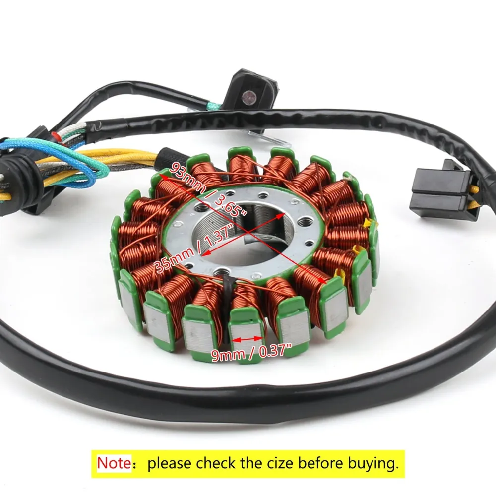 Stator Coil Suzuki DRZ 400 2000-2013 DRZ 250 (01-2007) Magneto generisk