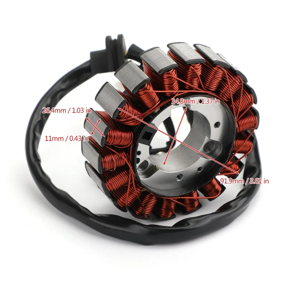 Stator Generator-generator Honda CBR125 CBR 125 R/RS/RT 11-17 31120-KPP-T01 Generisk