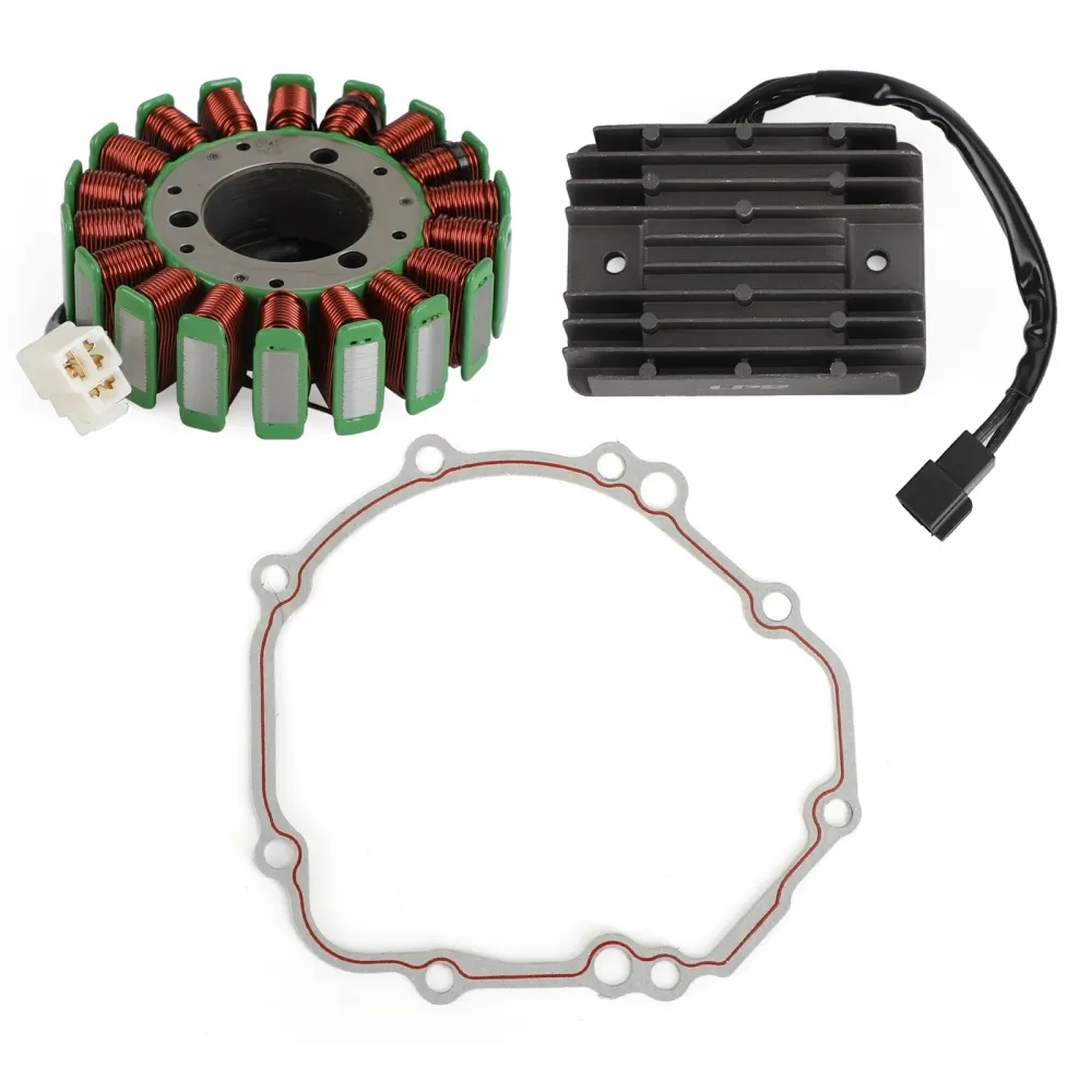 Stator Regulator likeretterpakningssett Suzuki 03-04 GSXR1000 U 31401-18G00 FedEx Express Generic