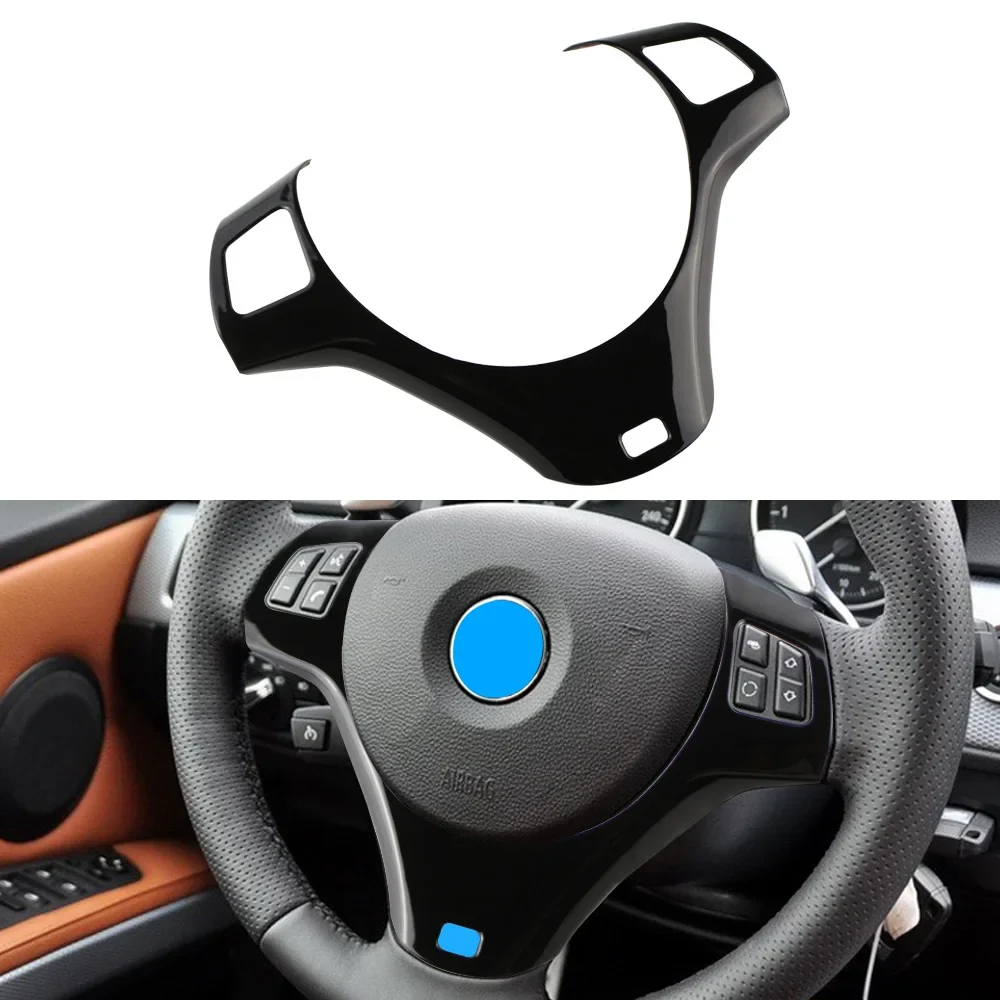 Steering Wheel Trim Moulding Chrome Cover BMW 1 Series E90 E92 E93 Durable Interior Accent