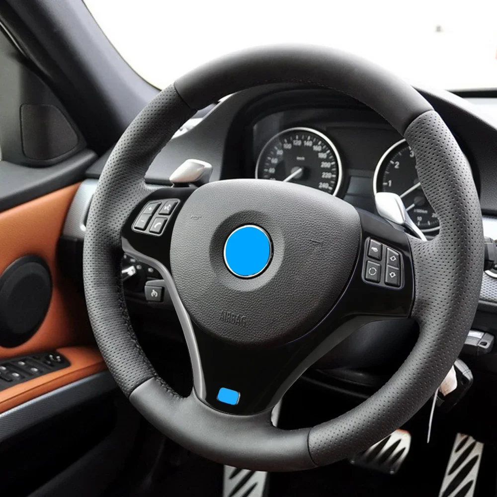 Steering Wheel Trim Moulding Chrome Cover BMW 1 Series E90 E92 E93 Durable Interior Accent