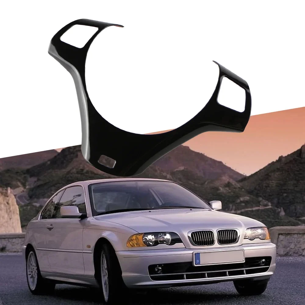 Steering Wheel Trim Moulding Chrome Cover BMW 1 Series E90 E92 E93 Durable Interior Accent