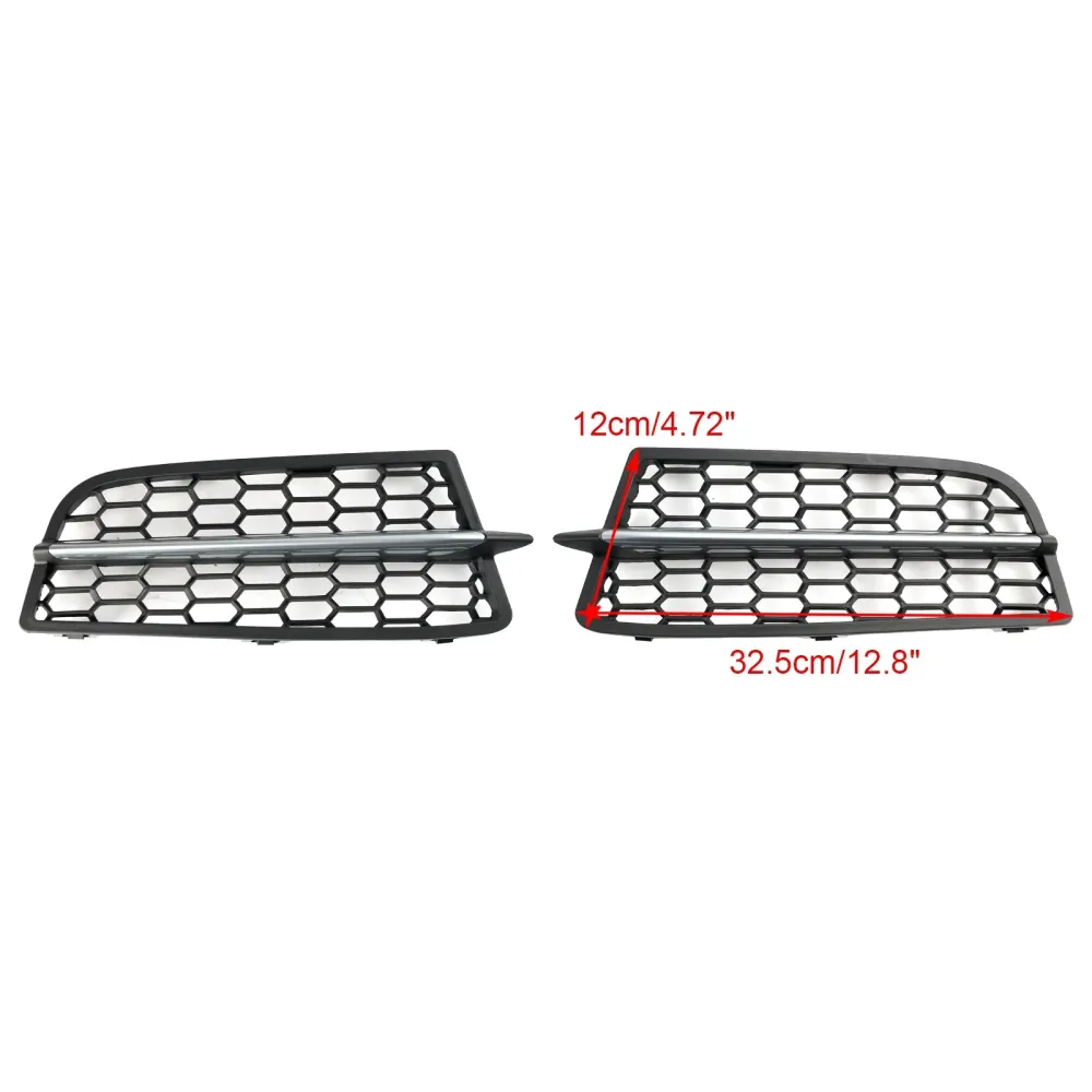 2 stk front støtfanger tåkeledning Bezel Grill Grille Fit BMW F20 F21 2011-2015 m