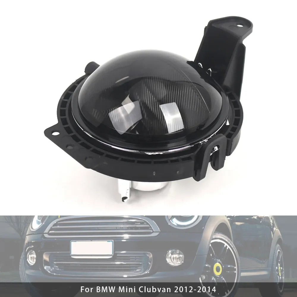 1 stk front støtfanger tåkelys mini R55 R56 R58 R59 R60 63172751295 Røykobjektiv
