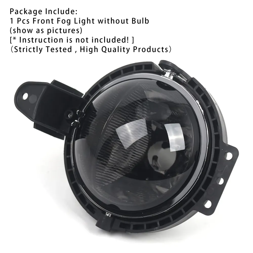 1 stk front støtfanger tåkelys mini R55 R56 R58 R59 R60 63172751295 Røykobjektiv