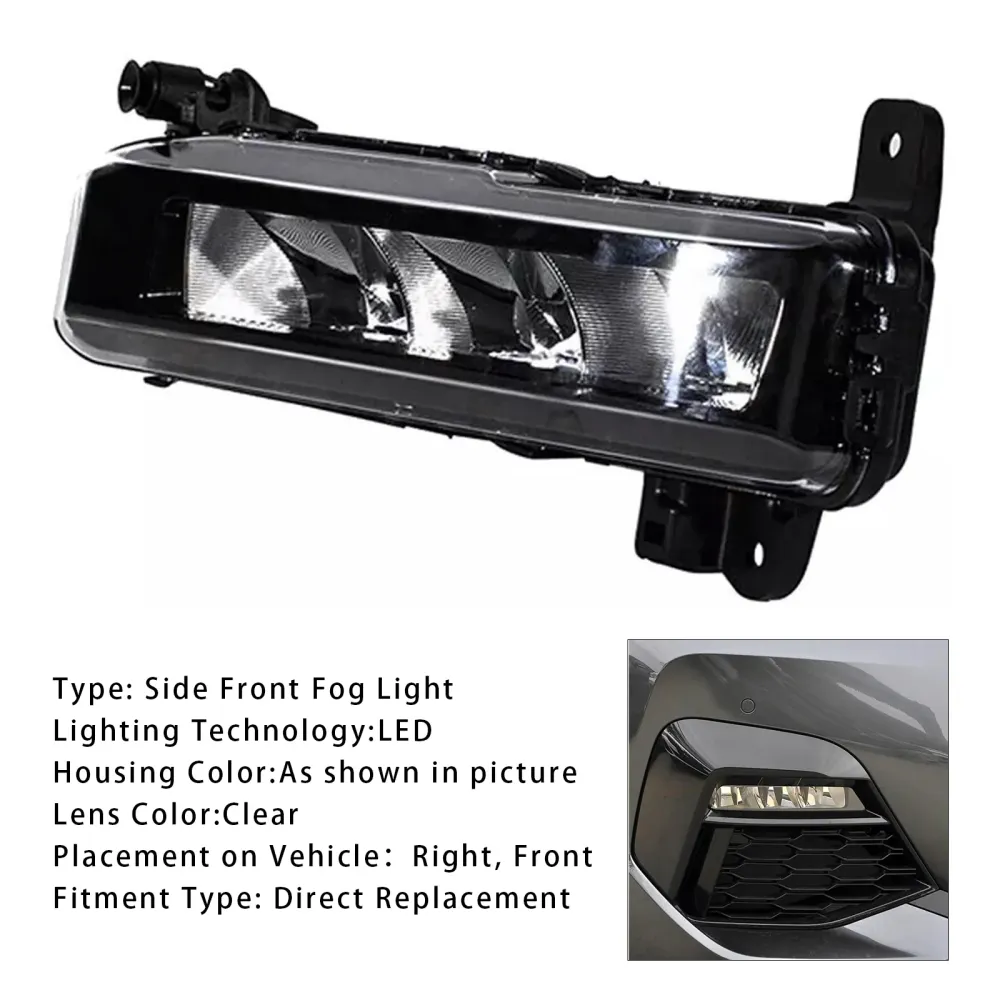 1 stk LED foran høyre tåkelys BMW G20 G21 X1 F48 LCI F45 F46 63178089526