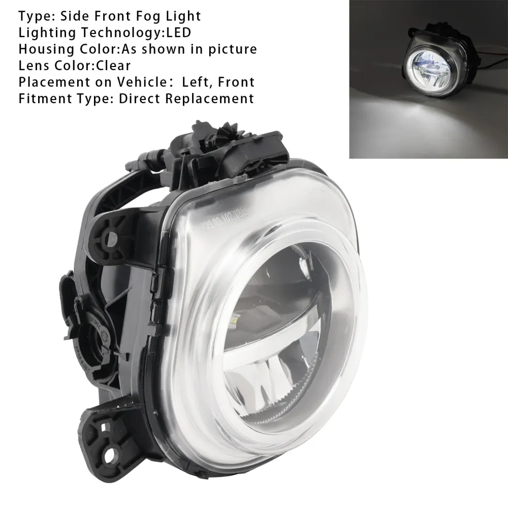 1 stk LED foran venstre tåkelys BMW x3 F25 x4 F26 X5 F15 X6 F16 63177317251